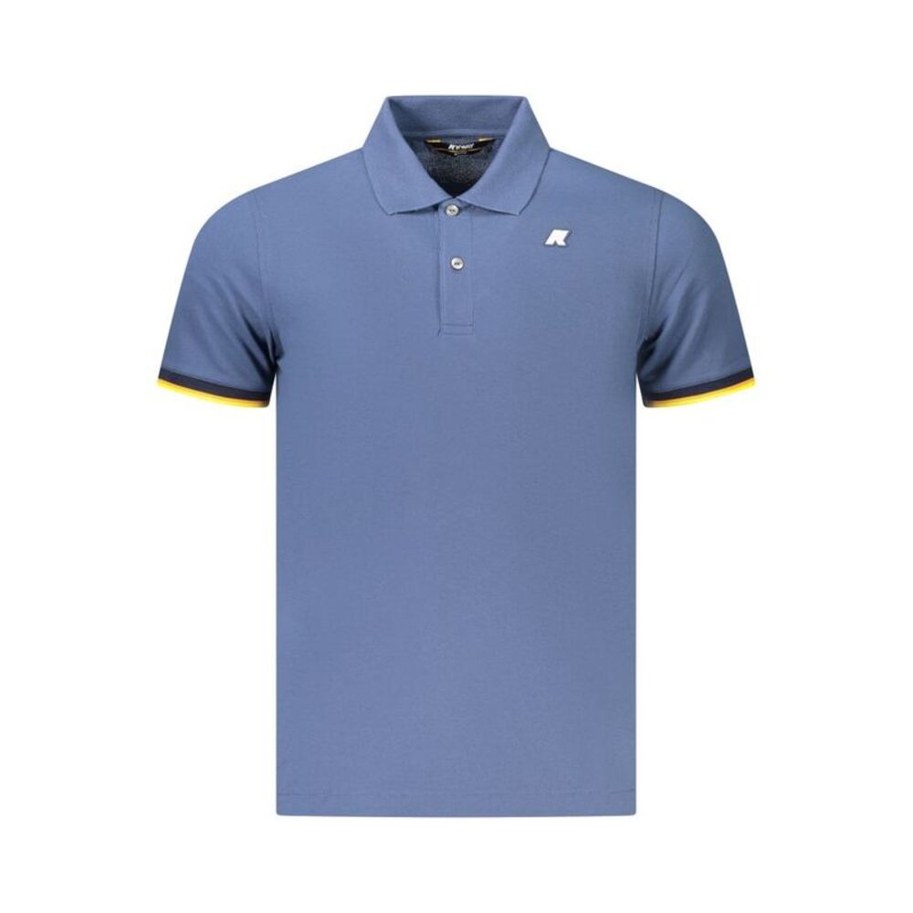 K-WAY Blue Cotton Men's Polo Men's Shirt